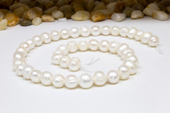 Freshwater Pearls Polished White 8-9mm Potato