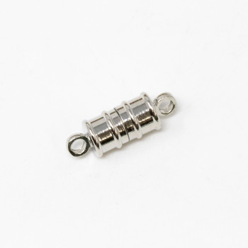 Platinum Plated 17x6mm Magnetic Clasp
