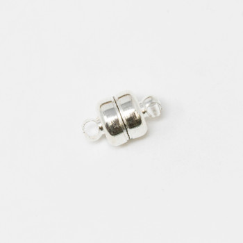 Silver Plated 12.5x7mm Magnetic Clasp