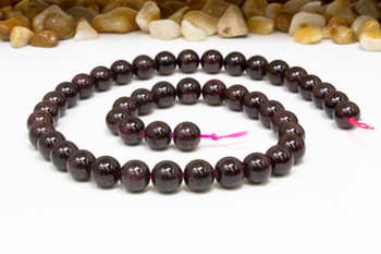 Garnet Polished 8mm Round