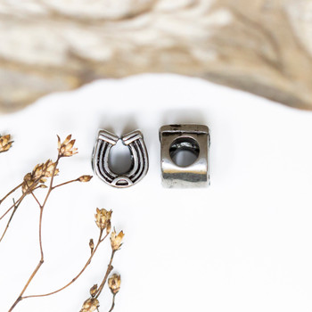 Stainless Steel 10x9mm Horseshoe Bead