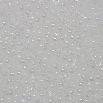Size 8 Czech Seed Beads - 160 White Pearl
