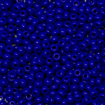 Size 8 Czech Seed Beads - 122 Royal Blue