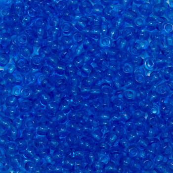 Size 8 Czech Seed Beads - 186 Dark Aquamarine