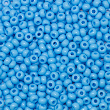 Size 8 Czech Seed Beads - 119 Baby Blue