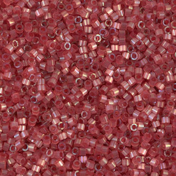 Delicas Size 11 Miyuki Seed Beads -- 1805 Dyed Dark Berry Silk Satin