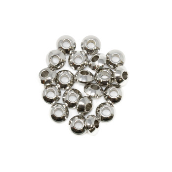 Stainless Steel 4mm Saucer Beads - 1.5mm Hole - 20 Pieces