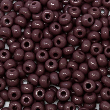 Size 6 Czech Seed Beads -- 166 Purple