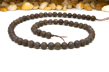 Bronzite Matte 6mm Round