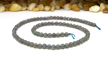 Labradorite AA Grade Polished 4mm Round
