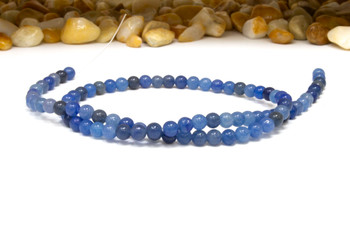Aventurine Polished 4mm Blue Round