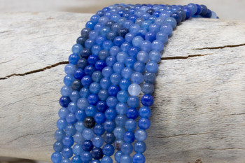 Aventurine Polished 4mm Blue Round