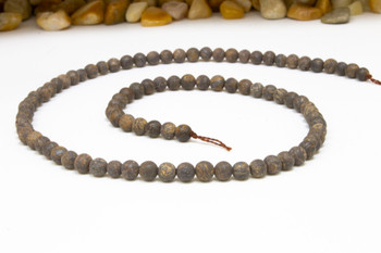 Bronzite Matte 4mm Round