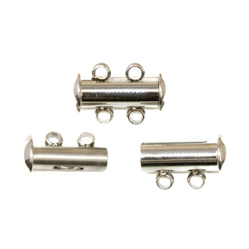 Stainless Steel 2 Strand Slide Clasp