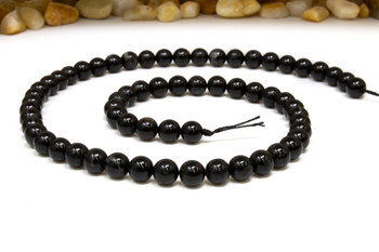 Black Tourmaline B Grade Polished 6mm Round