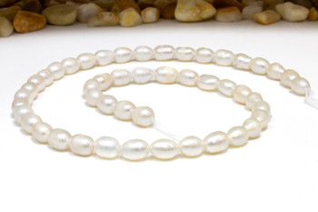 Freshwater Pearls Polished White 5-6mm Rice