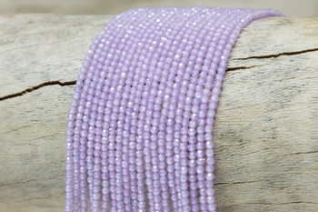 Zircon CZ AA Grade Polished Lilac 2mm Faceted Round