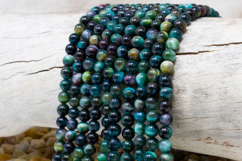Tiger Eye A Grade Polished Galaxy Peacock 6mm Round