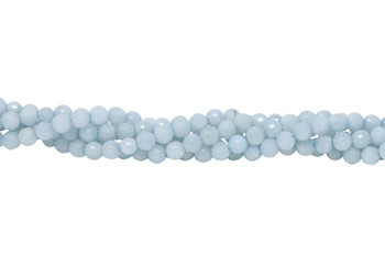 Aquamarine Polished 6mm Faceted Round