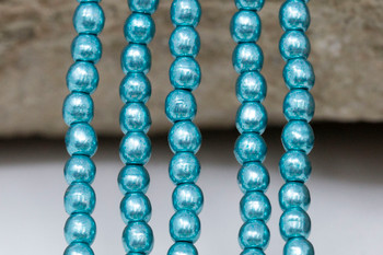 Czech Glass 3mm Round -- Saturated Metallic Paradise