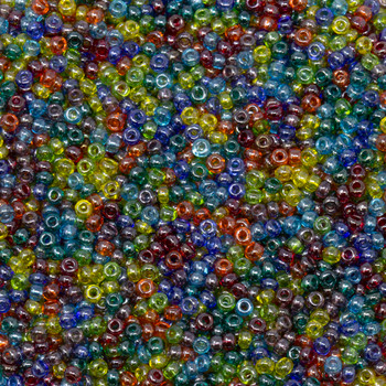 Size 11 Czech Seed Beads -- 865 Transparent Luster Mix