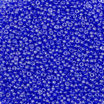 Size 11 Czech Seed Beads --484 Light Sapphire Luster