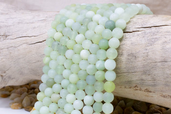 New Jade Matte A Grade  8mm Round