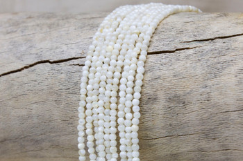 Natural Shell 2.5mm Polished Round