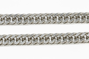 Stainless Steel 8.5mm Chunky Curb Chain - Sold By 6 Inches