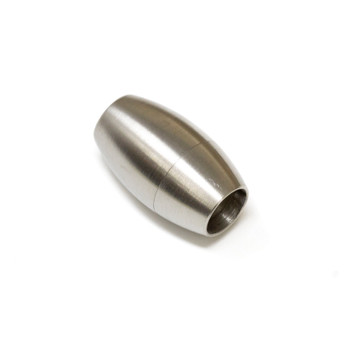 18x10mm Matte Stainless Steel 6mm Magnetic Glue In Clasp