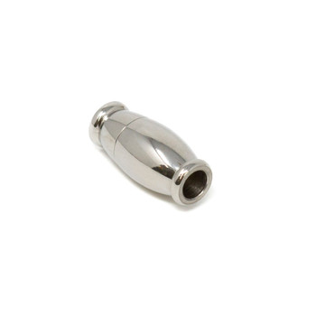 14x6mm Stainless Steel 3mm Magnetic Glue In Clasp
