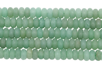 Aventurine Matte 5x8mm Rondel