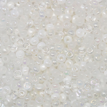 Size 8 Czech Seed Beads -- 1178 Bridal Bliss