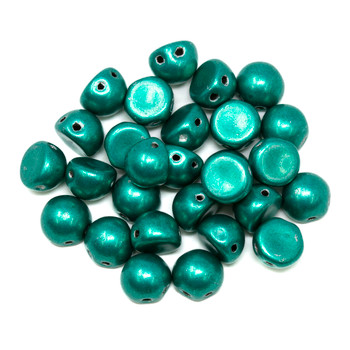 CzechMates® 7mm Cabochon 2 Hole Beads -- Saturated Metallic Arcadia