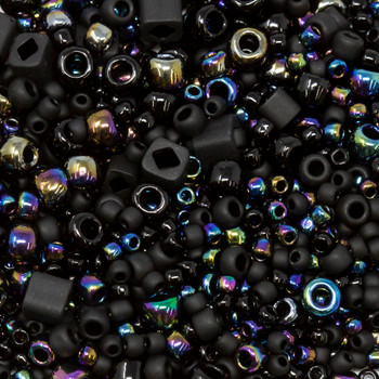 Toho Multi Shape / Color - Borakku - Black Mix