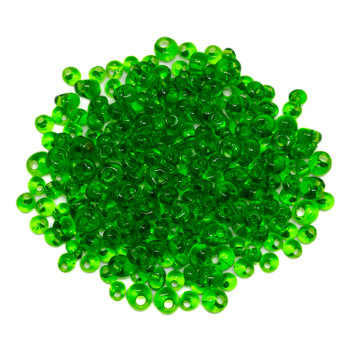 3mm Toho Magatamas -- Transparent Peridot