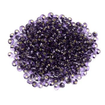 3mm Toho Magatamas -- Tanzanite / Silver Lined