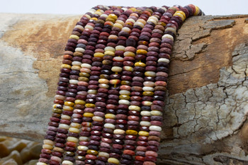 Mookaite Polished 2x5mm Faceted Rondelle
