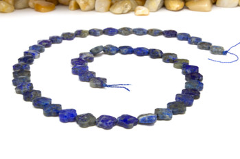 Natural Lapis Polished 8mm Faceted Clover / Quatrefoil