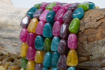 Jade Polished 13x18mm Tourmaline Color Nugget