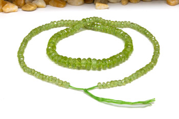Peridot Polished 6mm Faceted Tire