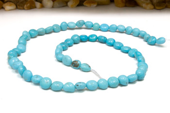 Nacozari Turquoise Polished 6-7mm Pebble