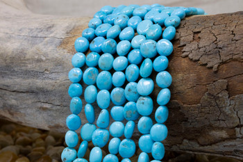 Nacozari Turquoise Polished 7-9mm Pebble