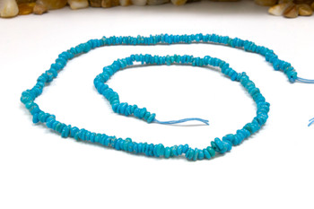 Sleeping Beauty Turquoise Polished 5mm Chips