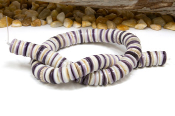 Wampum Shell 12mm Heishi