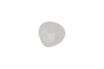 Rose Quartz Polished 7mm Faceted Pear - Top Drilled