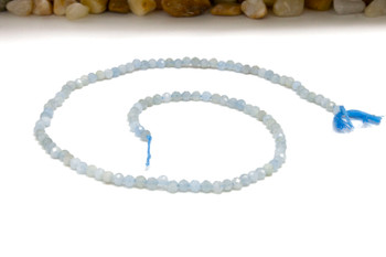 Aquamarine Polished 3mm Faceted Round