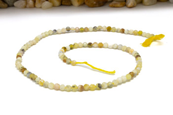 Yellow Opal Polished 3mm Faceted Round