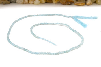 Light Apatite Polished 2mm Faceted Round