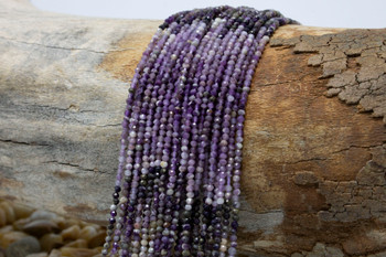Charoite Banded Polished 1.9-2mm Faceted Round
